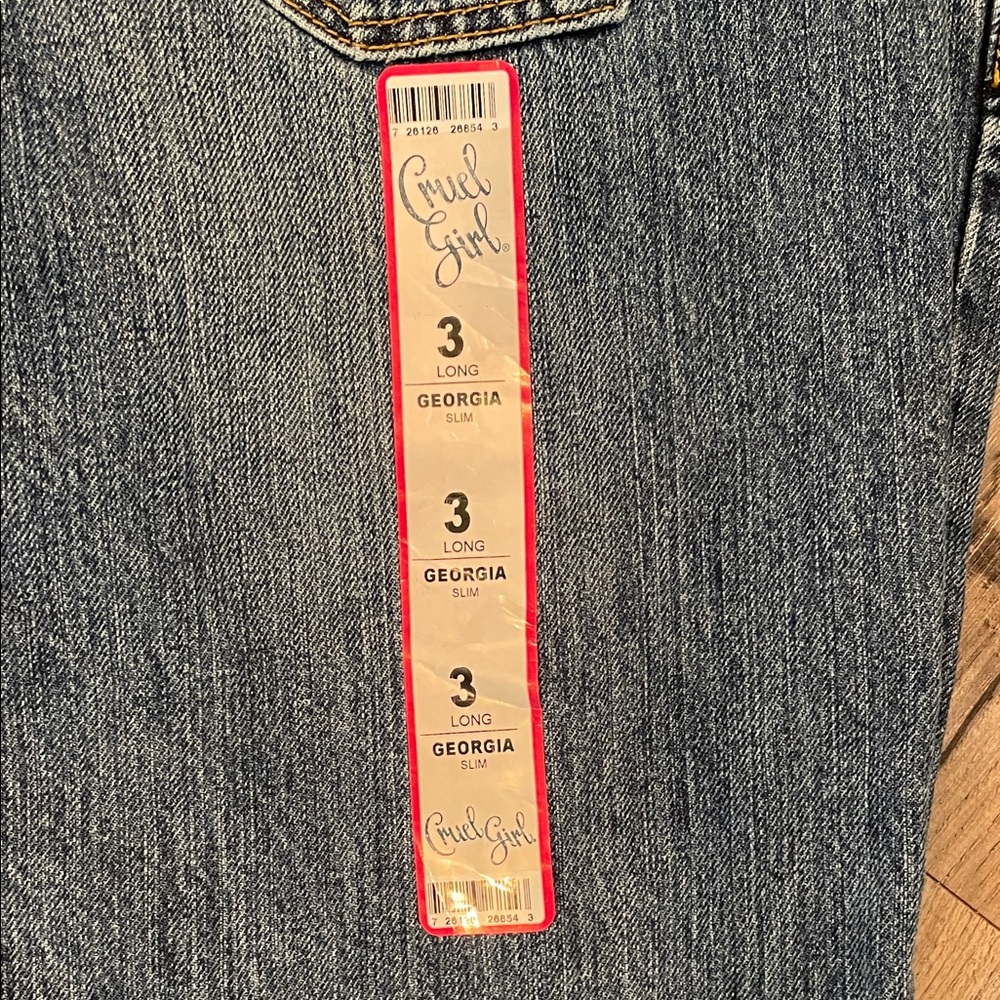 Cruel Girl Slim Classic Western Blue Women's Jeans - Picture 7 of 7